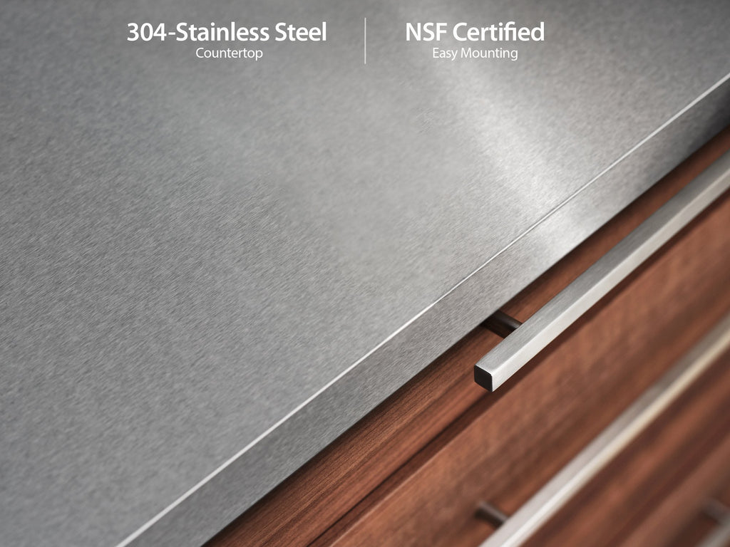 Outdoor Kitchen Stainless Steel 5 Piece Cabinet Set