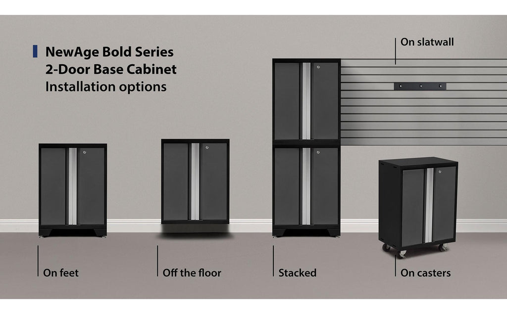 Bold 3.0 Series 2-Door Base Base Cabinet-NewAge Products | United Kingdom Store