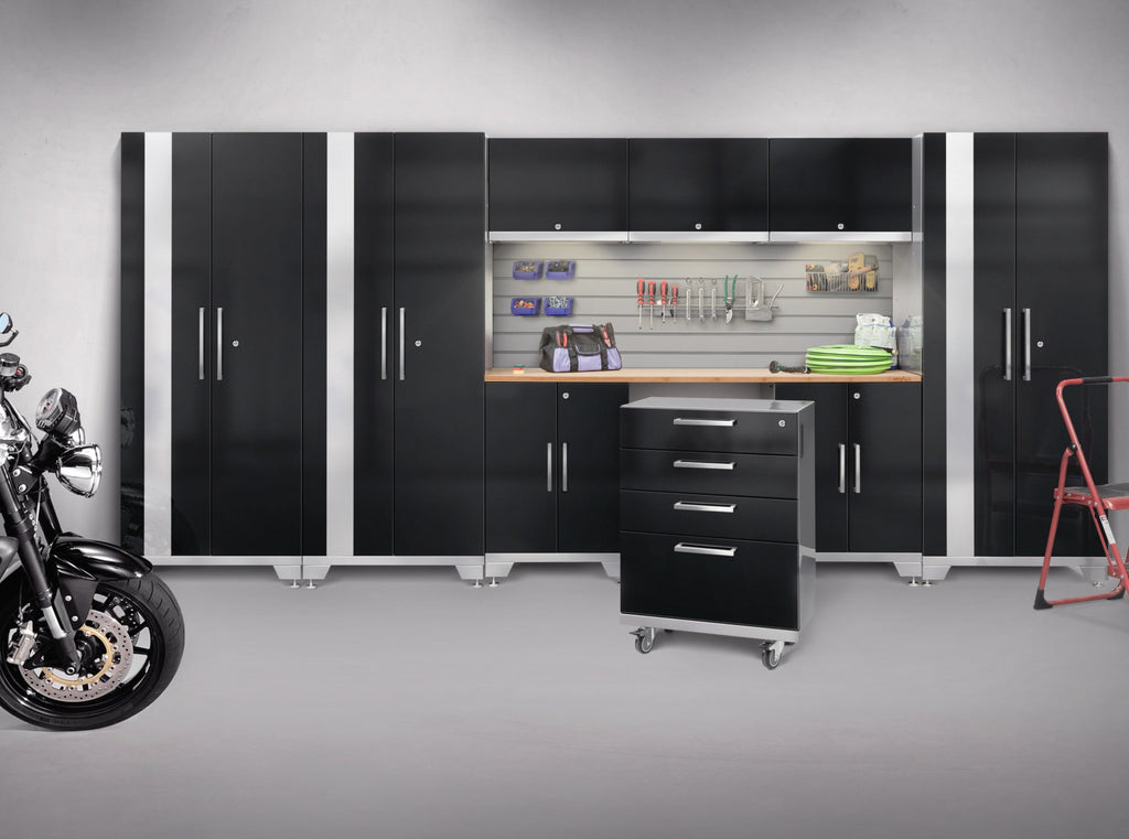 Performance 2.0 Black 2 Piece Cabinet Set