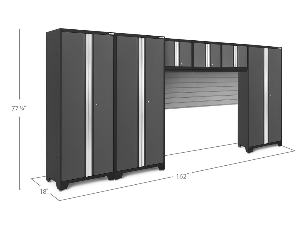 Bold Series 3.0 Gray 6 Piece Cabinet Set