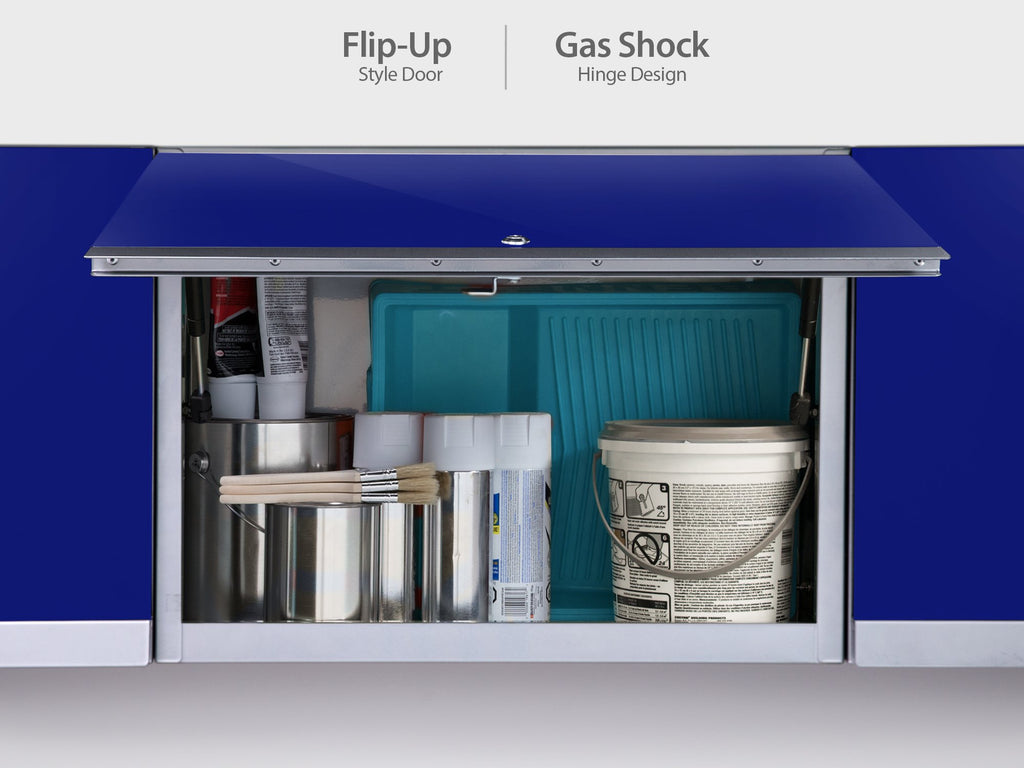 Performance Plus 2.0 Blue 2 Piece Cabinet Set
