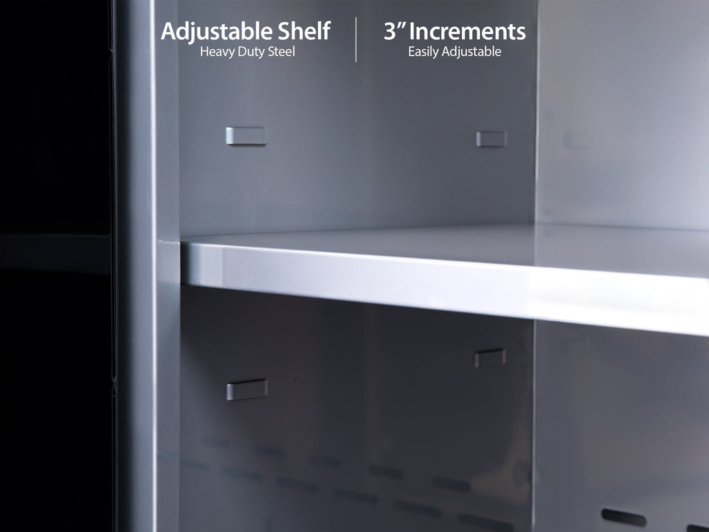 Performance 2.0 Diamond Plate Black 3 Piece Cabinet Set