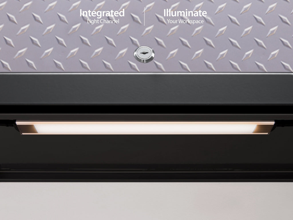 Performance 2.0 Diamond Plate Silver 3 Piece Cabinet Set