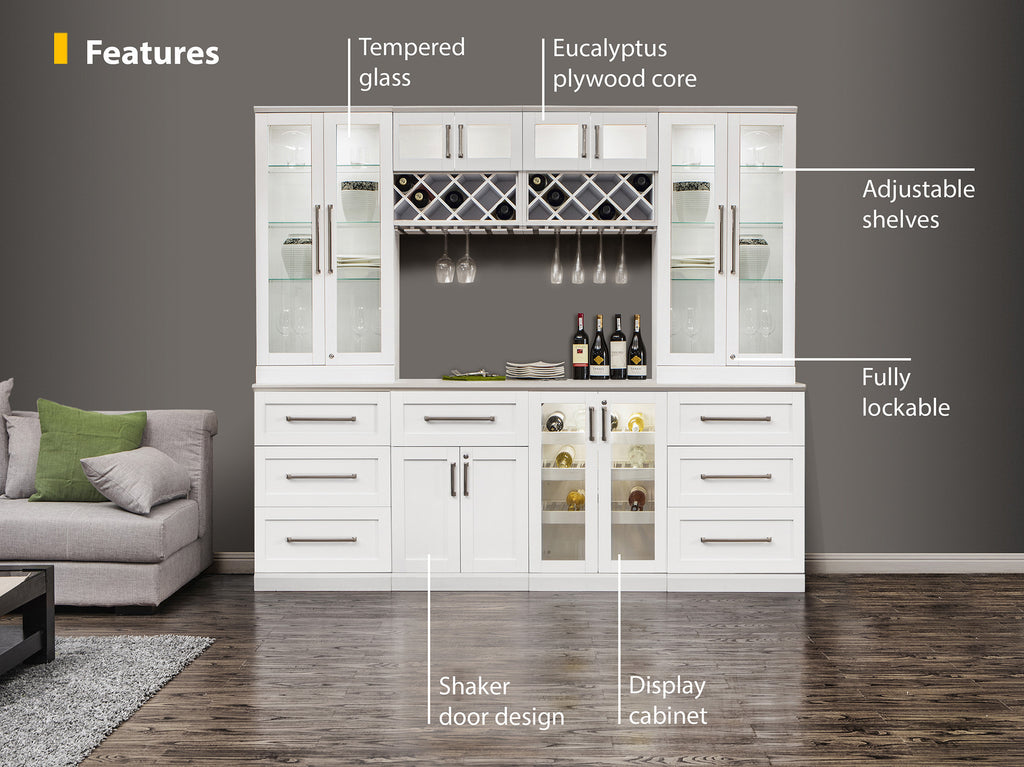 Home Bar 9 PC Shaker Style-NewAge Products | United Kingdom Store
