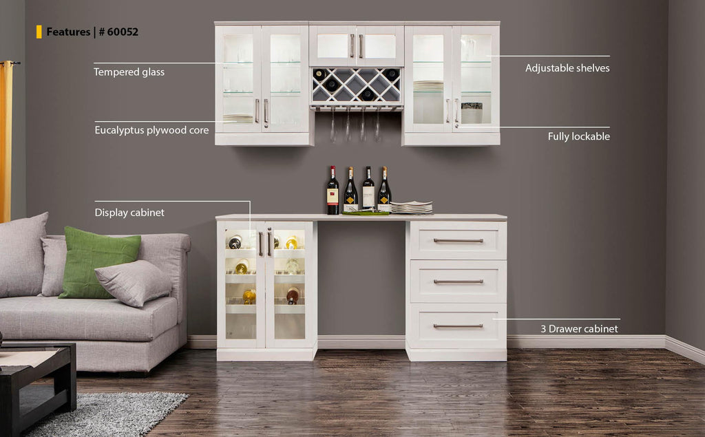 Home Bar 6 PC Shaker Style-NewAge Products | United Kingdom Store