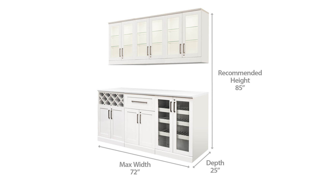 Home Bar 7 PC Shaker Style-NewAge Products | United Kingdom Store