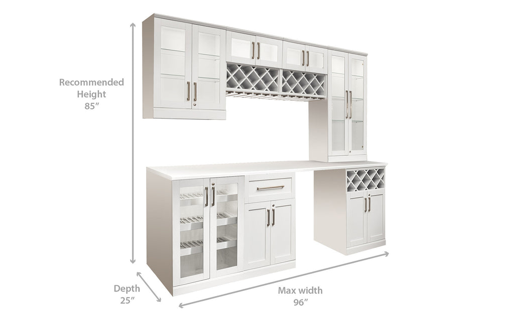 Home Bar 8 PC Shaker Style-NewAge Products | United Kingdom Store