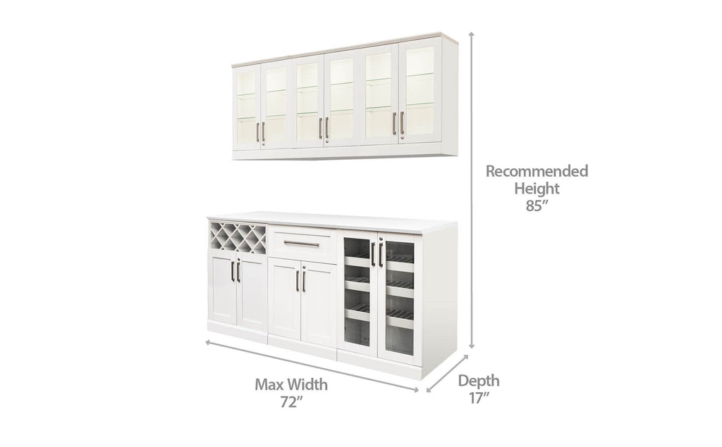 Home Bar 7 PC Shaker Style-NewAge Products | United Kingdom Store