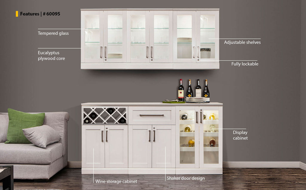 Home Bar 7 PC Shaker Style-NewAge Products | United Kingdom Store