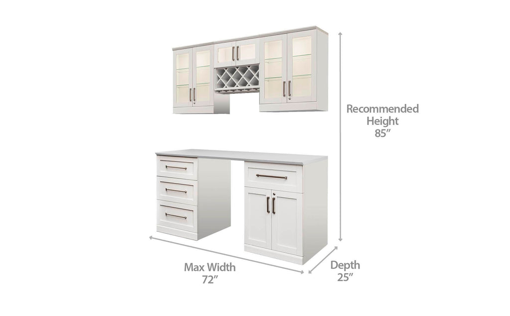 Home Bar 6 PC Shaker Style-NewAge Products | United Kingdom Store