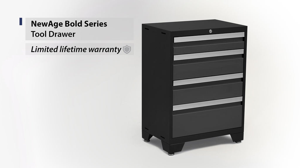 Bold 3.0 Series 4-Drawer Tool Cabinet-NewAge Products | United Kingdom Store