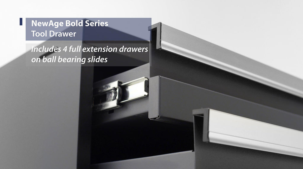 Bold 3.0 Series 4-Drawer Tool Cabinet-NewAge Products | United Kingdom Store